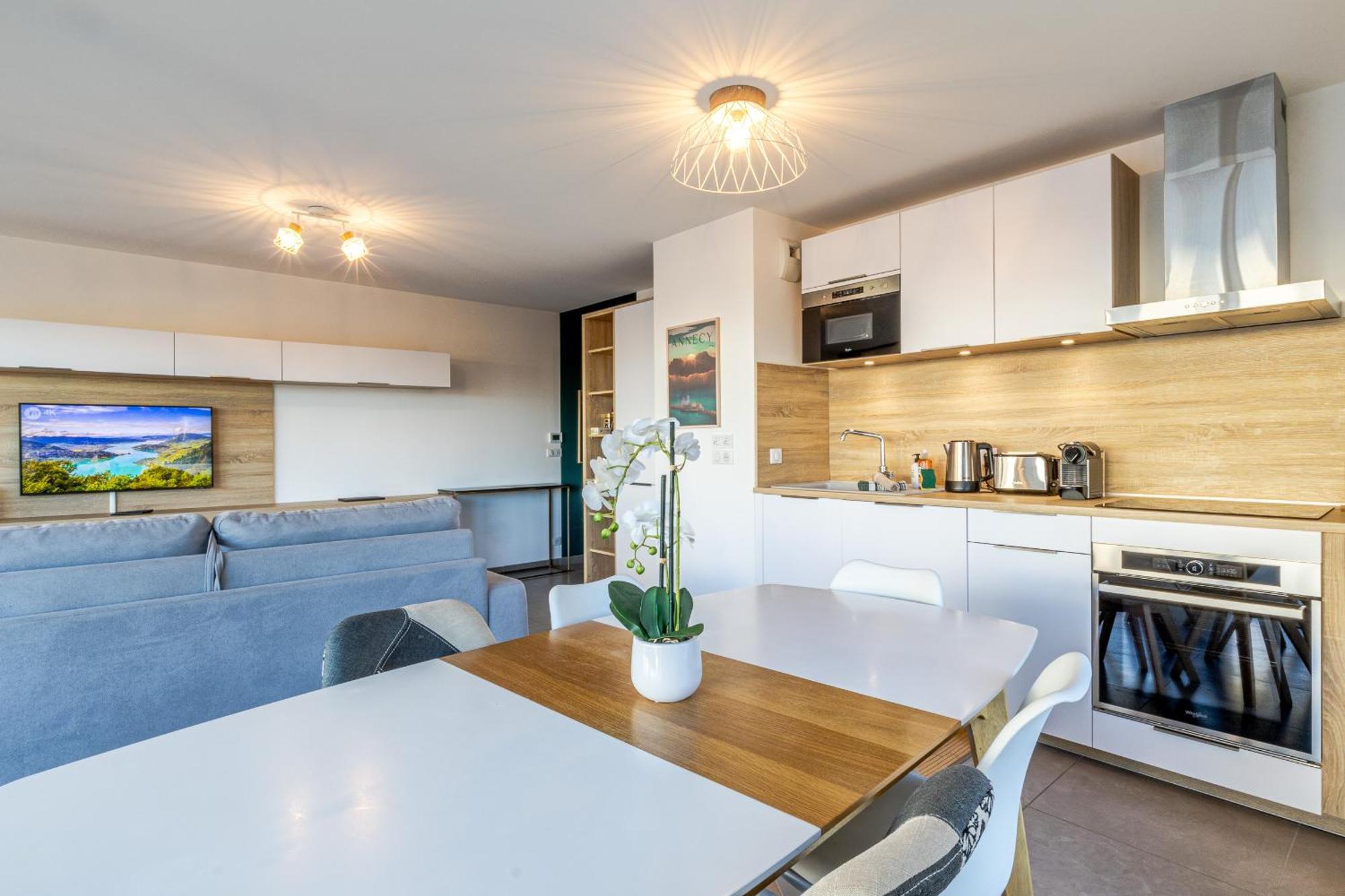 La Plume Vue Lac 3 Etoiles - Garage Prive, Secteur Recherche, Moderne & Tout Equipe, 6 Personnes Annecy Dış mekan fotoğraf